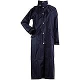 Lazura - Damen Regenmantel Brighton | extra lange Regenjacke mit...