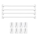 BANJILI 4 Stück Scheibengardinenstange für Fenster Küche DIY-Projekte...