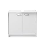 SMASH Badezimmer Waschbeckenunterschrank in Weiß matt - Schlichter Bad...