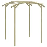 vidaXL Kiefernholz Imprägniert Pergola Pavillon Spalier Rosenbogen...