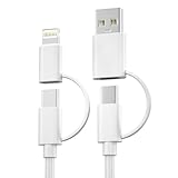 Anssan Kabel Multi USB C Ladegerät 3M, 4-in-1 Universal Typ C...