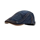 Hearda Schiebermütze Damen, Baskenmütze Damen Herren Leicht Atmungsaktive...