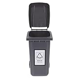 Tofficu Kleiner Kleiner Mülleimer mit Deckel aus Pp Multifunktionaler...