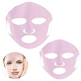 WMUVAZA Gesichtsmasken Abdeckung, 2 Stück Silikon Gesichtsmasken...