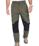 Elainone Wanderhose Herren Outdoor Hosen Stretch Trekkinghose Arbeitshosen...