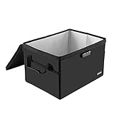 Große (409 x 322 x 270 mm) Feuerfeste Geldkassette (2000℉), Wasserdichte...