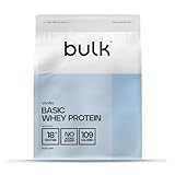 Bulk Basic Whey Protein Pulver | Vanille | 1,25 kg | 41 Portionen | Bis zu...