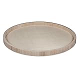 Rayher 62732000 Holz-Schale zum Dekorieren, 40 cm ø, Randhöhe ca. 2,6 cm,...