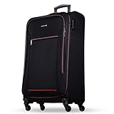 NOWI Sevilla Weichschalen Trolley XL – Großer Stoff Koffer 76L mit 4...