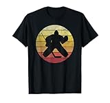Eishockey Vintage Retro Sunset Goalie Torwart Torhüter T-Shirt