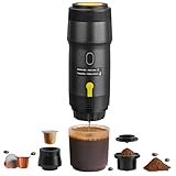 Diceaynico Tragbare Espressomaschine mit intelligentem Anti-Trockenbrenner,...