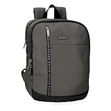 Movom Buster Laptop-Rucksack, anpassbar, 13,3 Zoll, Grau, 27 x 36 x 12 cm,...