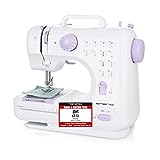 Emerio Nähmaschine für Kinder und Anfänger, SEW-121820, 12 Stichmuster,...