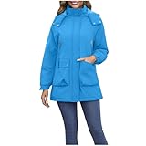 Gubsssl Parka Damen Winter Jacke Einfarbig Winterjacke Gefütterte...