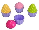 Simba 107102508 - Sandformen Cupcake, 8 Teile, 6cm Durchmesser,...