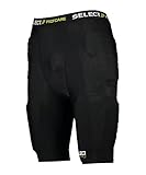 Select Kompressions-Hose mit Polster schwarz, L Unisex