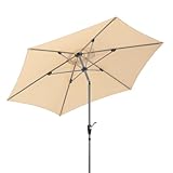 Schneider Sonnenschirm SOLESTA Ø270 cm – UV-Schutz, Kurbel, Knickgelenk,...