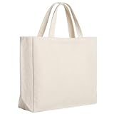 Zephyra Baumwolltasche 45x35cm – Stoffbeutel, Faltbare Stofftasche mit...