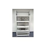 hofe | Steckregal | leichte Ausführung | komplett aufgebaut | 6 Fachböden...