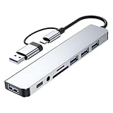 HOMSFOU Computer Hub USB Expander Mehrere USB Anschlüsse USB Adapter USB...