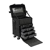 Kosmetik Trolley, Rolling Make-up Fall mit 8 Schubladen und Rollen, Groß...