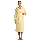 HEARTNICE Flauschiger Bademantel Damen lang Plüsch Bademantel Damen Kapuze...