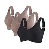 Pamqsen Blitzangebote des Tages 3er Pack BH Damen Ohne Bügel BHS Bra...