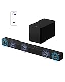 ULTIMEA 5.1ch Soundbar mit Dolby Atmos, VoiceMX, BassMX, APP, Heimkino 4D...