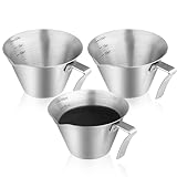 LELE LIFE Espresso-Messbecher, 100 ml, Espresso-Schnapsbecher mit Ausguss...