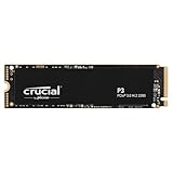 Crucial P3 500GB M.2 PCIe Gen3 NVMe Interne SSD 3D NAND, bis zu 3500MB/s -...