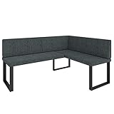 Eckbank Akiko Metal - Eckbankgruppe für Ihrem Esszimmer, Küche modern,...