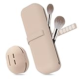 Travel Essentials Make Up Tasche Silikon, 1stk Make Up Pinsel Aufbewahrung...