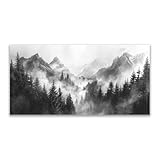 JOSUE Bilder Xxl Wald Natürlicher Berg Leinwand Bilder...