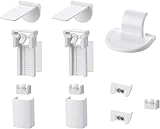 Plissee Ersatzteile Set Klemmträger Zubehör:2 Kit 12 Stück Plissee...