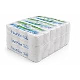 Vella Kleinrollen Toilettenpapier – 72 Rollen | 3-lagig | 100% Zellstoff...