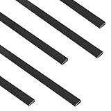 Sekey PVC Zaunschiene Abdeckprofil 5pcs x 1m, Schutzzubehör für PVC...