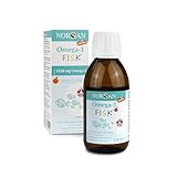 NORSAN Omega 3 FISK Fischöl hochdosiert 150 ml - Omega 3 für Kinder...