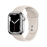Apple Watch Series 7 (GPS + Cellular, 41mm) - Silber Edelstahlgehäuse mit...