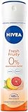 NIVEA Fresh Fruity Deo Spray, Deo ohne Aluminium (ACH) mit fruchtigem Duft...