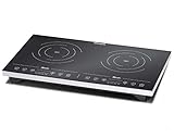 ROMMELSBACHER CT 3410/IN Doppel-Induktionskochfeld (2 Kochzonen,...