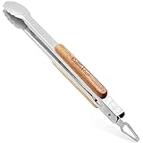 Grillfaktur Lange Edelstahl Grillzange (45 cm) mit Griff aus hochwertigem...
