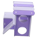 Toyvian Hamsterhaus aus Holz Zweistöckig mit Rampe Meerschweinchen...