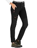 DAFENP Damen Wanderhose Outdoorhose Wasserdicht Softshellhose Winddicht...