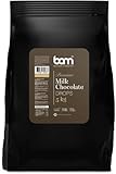 BAM Milchschokolade Drops, Tropfen, Callets zum Schmelzen, Backen für...