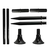 TOGEVAL Solarleuchten Ersatzteile – 8 Stück Kunststoff Erdspieß...