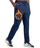 Boyzn Herren Winter Fleece Skihose mit Reißverschlusstaschen Warme...