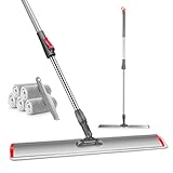 ZNM Flacher Bodenwischer, 60cm Breit Mikrofaser Wischmopp mit 5...