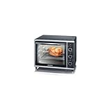 SEVERIN Back- und Toastofen mit Umluftfunktion, Mini Backofen mit Grillrost...