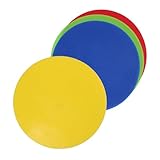 Gatuida 4 Stück Teiliges Bunte PVC Bodenmarkierungen Flach für Tennis und...
