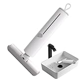 kompakter Mopp, selbstschleudern, tragbarer Schwammwischer für kleine...